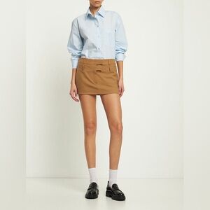 NEW AYA MUSE Morio Wool Blend Mini Skirt